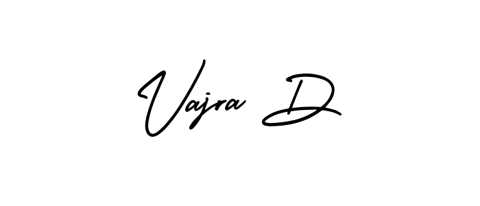 Vajra D stylish signature style. Best Handwritten Sign (AmerikaSignatureDemo-Regular) for my name. Handwritten Signature Collection Ideas for my name Vajra D. Vajra D signature style 3 images and pictures png