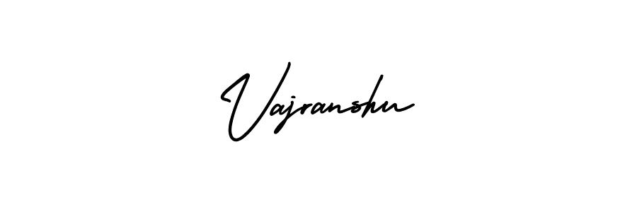 Design your own signature with our free online signature maker. With this signature software, you can create a handwritten (AmerikaSignatureDemo-Regular) signature for name Vajranshu. Vajranshu signature style 3 images and pictures png