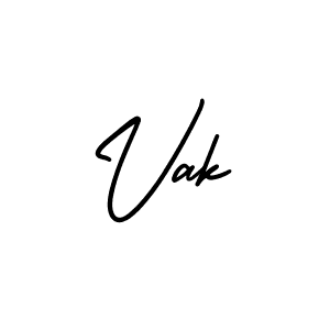 You should practise on your own different ways (AmerikaSignatureDemo-Regular) to write your name (Vak) in signature. don't let someone else do it for you. Vak signature style 3 images and pictures png