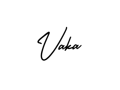 Create a beautiful signature design for name Vaka. With this signature (AmerikaSignatureDemo-Regular) fonts, you can make a handwritten signature for free. Vaka signature style 3 images and pictures png