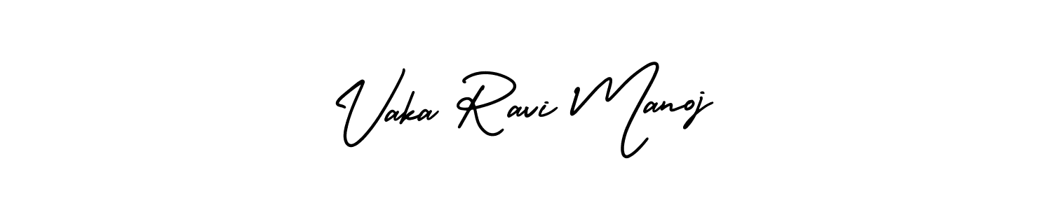 Best and Professional Signature Style for Vaka Ravi Manoj. AmerikaSignatureDemo-Regular Best Signature Style Collection. Vaka Ravi Manoj signature style 3 images and pictures png