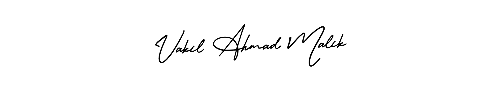 You can use this online signature creator to create a handwritten signature for the name Vakil Ahmad Malik. This is the best online autograph maker. Vakil Ahmad Malik signature style 3 images and pictures png