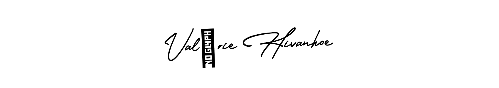 How to make Valérie Hivanhoe signature? AmerikaSignatureDemo-Regular is a professional autograph style. Create handwritten signature for Valérie Hivanhoe name. Valérie Hivanhoe signature style 3 images and pictures png