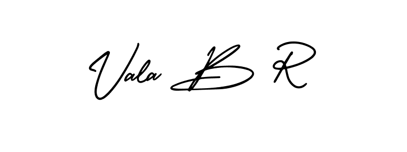 This is the best signature style for the Vala B R name. Also you like these signature font (AmerikaSignatureDemo-Regular). Mix name signature. Vala B R signature style 3 images and pictures png