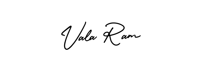 How to make Vala Ram signature? AmerikaSignatureDemo-Regular is a professional autograph style. Create handwritten signature for Vala Ram name. Vala Ram signature style 3 images and pictures png