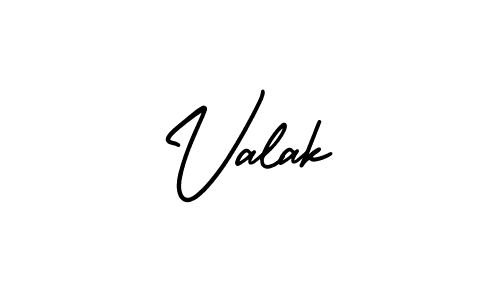Make a beautiful signature design for name Valak. With this signature (AmerikaSignatureDemo-Regular) style, you can create a handwritten signature for free. Valak signature style 3 images and pictures png