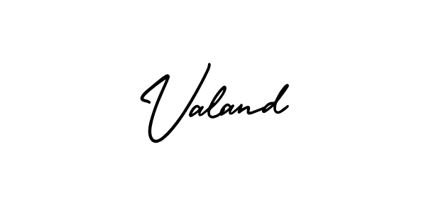 Best and Professional Signature Style for Valand. AmerikaSignatureDemo-Regular Best Signature Style Collection. Valand signature style 3 images and pictures png
