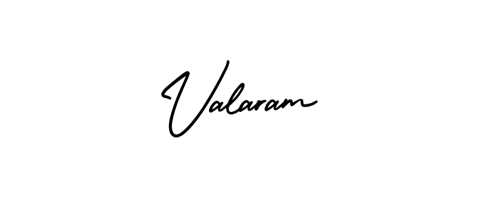 Similarly AmerikaSignatureDemo-Regular is the best handwritten signature design. Signature creator online .You can use it as an online autograph creator for name Valaram. Valaram signature style 3 images and pictures png