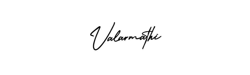 Make a beautiful signature design for name Valarmathi. With this signature (AmerikaSignatureDemo-Regular) style, you can create a handwritten signature for free. Valarmathi signature style 3 images and pictures png