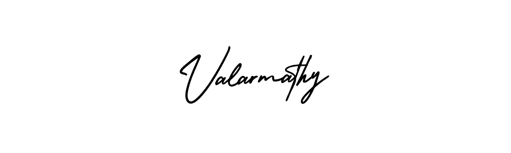 Design your own signature with our free online signature maker. With this signature software, you can create a handwritten (AmerikaSignatureDemo-Regular) signature for name Valarmathy. Valarmathy signature style 3 images and pictures png