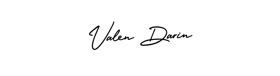 It looks lik you need a new signature style for name Valen Darin. Design unique handwritten (AmerikaSignatureDemo-Regular) signature with our free signature maker in just a few clicks. Valen Darin signature style 3 images and pictures png