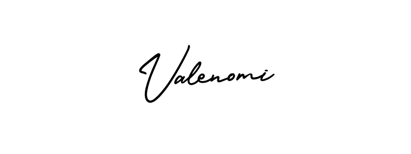 Create a beautiful signature design for name Valenomi. With this signature (AmerikaSignatureDemo-Regular) fonts, you can make a handwritten signature for free. Valenomi signature style 3 images and pictures png