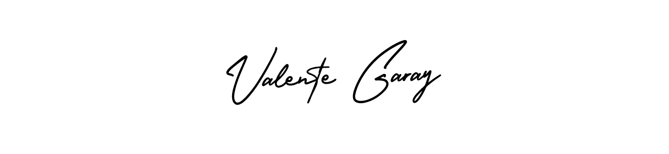 Also we have Valente Garay name is the best signature style. Create professional handwritten signature collection using AmerikaSignatureDemo-Regular autograph style. Valente Garay signature style 3 images and pictures png