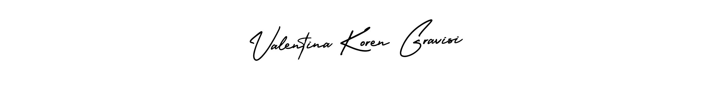 Make a short Valentina Koren Gravisi signature style. Manage your documents anywhere anytime using AmerikaSignatureDemo-Regular. Create and add eSignatures, submit forms, share and send files easily. Valentina Koren Gravisi signature style 3 images and pictures png