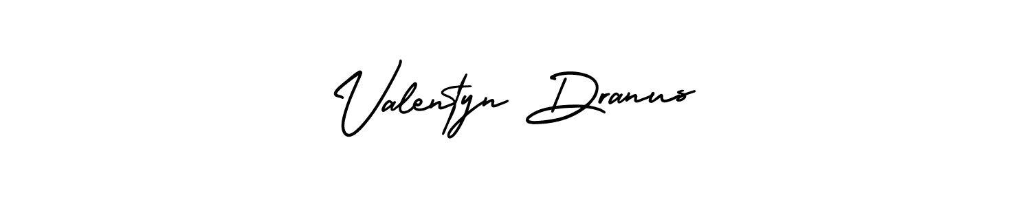 Make a beautiful signature design for name Valentyn Dranus. With this signature (AmerikaSignatureDemo-Regular) style, you can create a handwritten signature for free. Valentyn Dranus signature style 3 images and pictures png