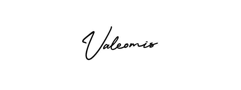 Create a beautiful signature design for name Valeomis. With this signature (AmerikaSignatureDemo-Regular) fonts, you can make a handwritten signature for free. Valeomis signature style 3 images and pictures png