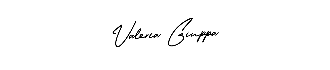 AmerikaSignatureDemo-Regular is a professional signature style that is perfect for those who want to add a touch of class to their signature. It is also a great choice for those who want to make their signature more unique. Get Valeria Giuppa name to fancy signature for free. Valeria Giuppa signature style 3 images and pictures png