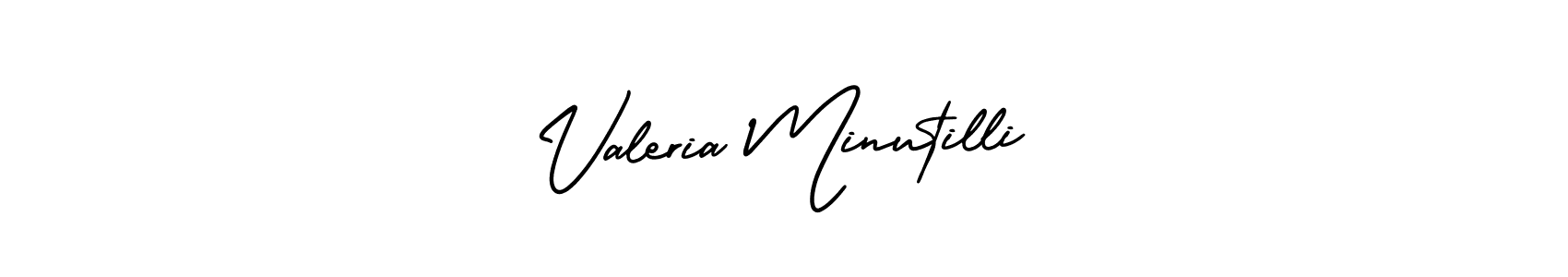 How to Draw Valeria Minutilli signature style? AmerikaSignatureDemo-Regular is a latest design signature styles for name Valeria Minutilli. Valeria Minutilli signature style 3 images and pictures png