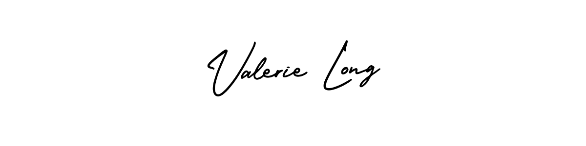 Make a beautiful signature design for name Valerie Long. With this signature (AmerikaSignatureDemo-Regular) style, you can create a handwritten signature for free. Valerie Long signature style 3 images and pictures png