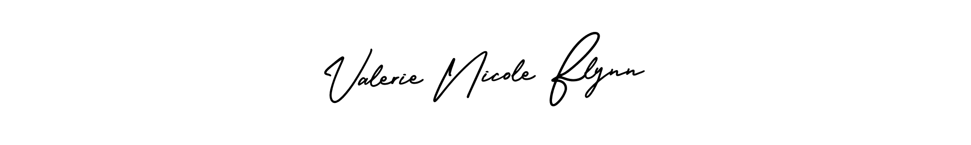 How to make Valerie Nicole Flynn name signature. Use AmerikaSignatureDemo-Regular style for creating short signs online. This is the latest handwritten sign. Valerie Nicole Flynn signature style 3 images and pictures png