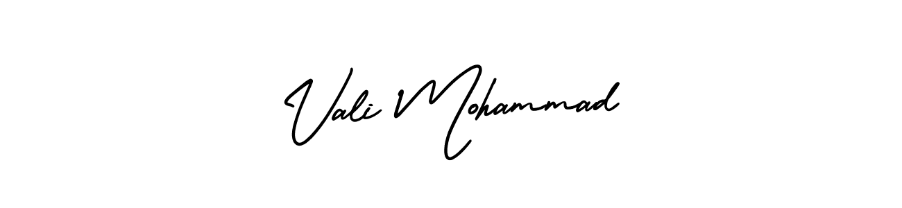 It looks lik you need a new signature style for name Vali Mohammad. Design unique handwritten (AmerikaSignatureDemo-Regular) signature with our free signature maker in just a few clicks. Vali Mohammad signature style 3 images and pictures png