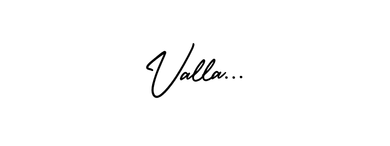 This is the best signature style for the Valla... name. Also you like these signature font (AmerikaSignatureDemo-Regular). Mix name signature. Valla... signature style 3 images and pictures png