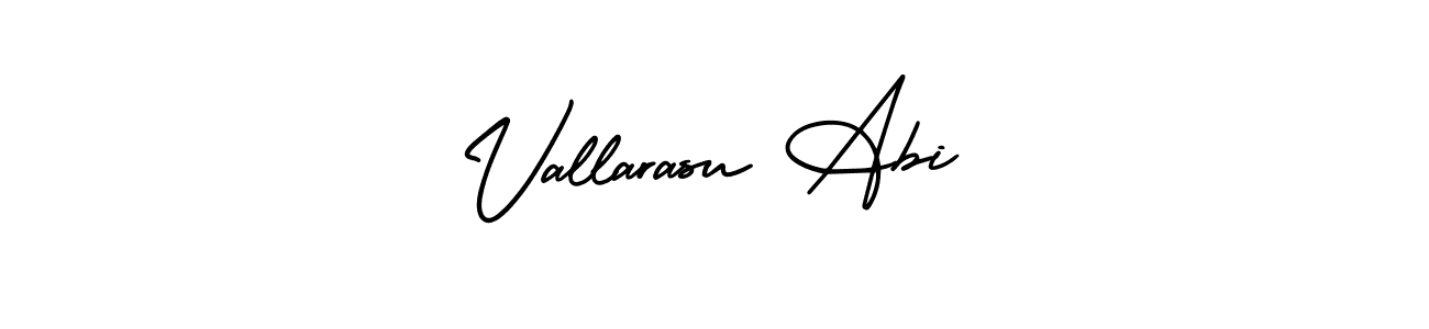 This is the best signature style for the Vallarasu Abi name. Also you like these signature font (AmerikaSignatureDemo-Regular). Mix name signature. Vallarasu Abi signature style 3 images and pictures png