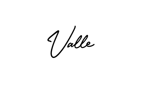 How to make Valle signature? AmerikaSignatureDemo-Regular is a professional autograph style. Create handwritten signature for Valle name. Valle signature style 3 images and pictures png