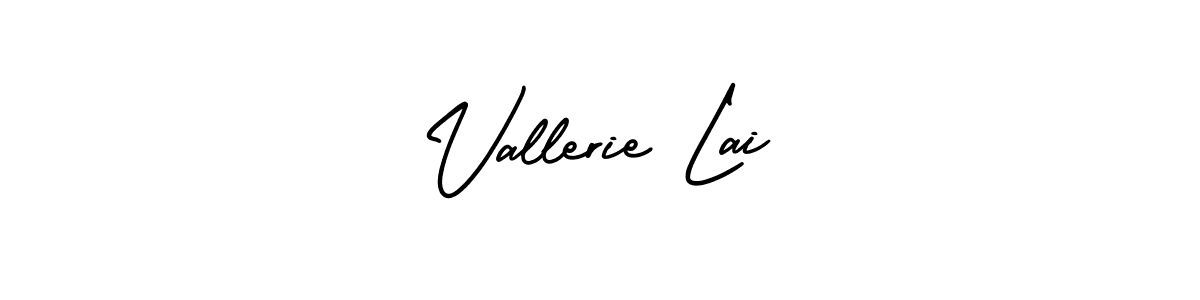 Use a signature maker to create a handwritten signature online. With this signature software, you can design (AmerikaSignatureDemo-Regular) your own signature for name Vallerie Lai. Vallerie Lai signature style 3 images and pictures png