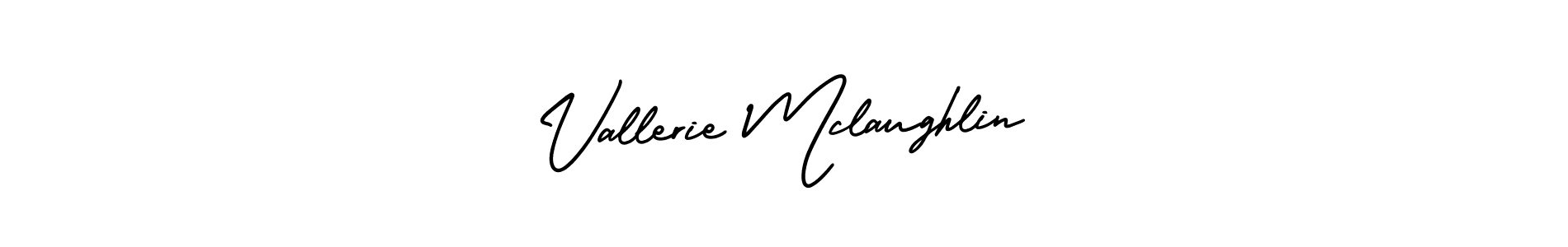 Design your own signature with our free online signature maker. With this signature software, you can create a handwritten (AmerikaSignatureDemo-Regular) signature for name Vallerie Mclaughlin. Vallerie Mclaughlin signature style 3 images and pictures png