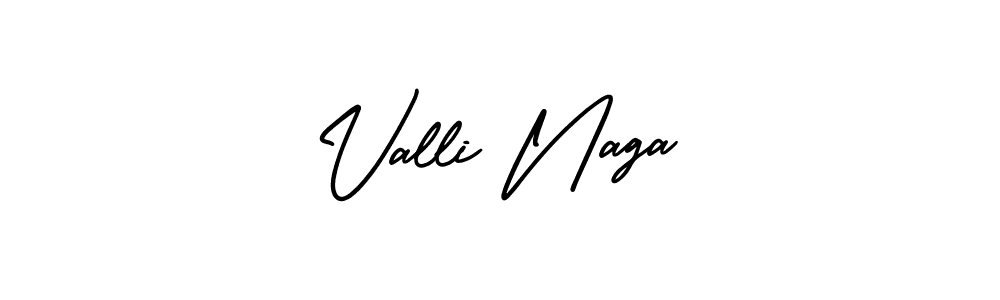 Create a beautiful signature design for name Valli Naga. With this signature (AmerikaSignatureDemo-Regular) fonts, you can make a handwritten signature for free. Valli Naga signature style 3 images and pictures png