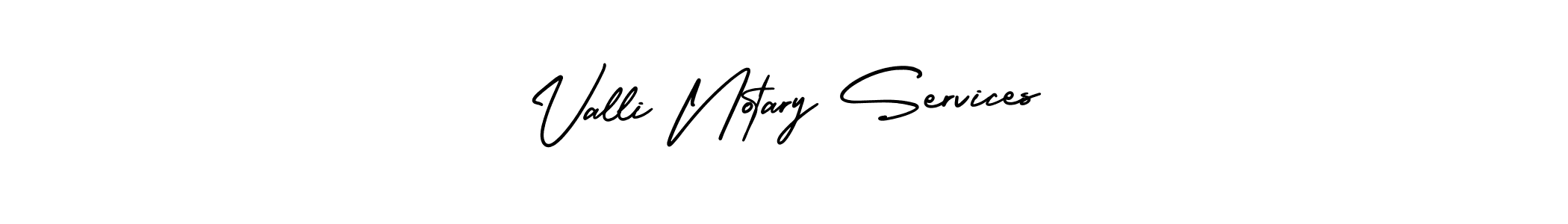 Make a beautiful signature design for name Valli Notary Services. With this signature (AmerikaSignatureDemo-Regular) style, you can create a handwritten signature for free. Valli Notary Services signature style 3 images and pictures png