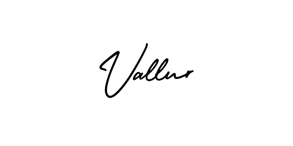 The best way (AmerikaSignatureDemo-Regular) to make a short signature is to pick only two or three words in your name. The name Vallur include a total of six letters. For converting this name. Vallur signature style 3 images and pictures png