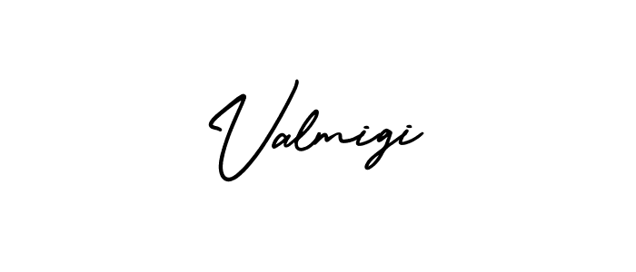 Create a beautiful signature design for name Valmigi. With this signature (AmerikaSignatureDemo-Regular) fonts, you can make a handwritten signature for free. Valmigi signature style 3 images and pictures png