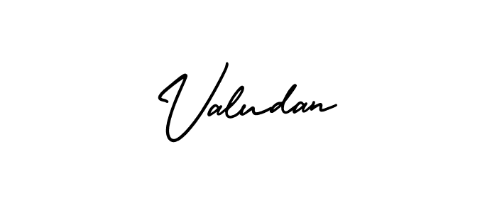 You can use this online signature creator to create a handwritten signature for the name Valudan. This is the best online autograph maker. Valudan signature style 3 images and pictures png