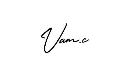 Also we have Vam.c name is the best signature style. Create professional handwritten signature collection using AmerikaSignatureDemo-Regular autograph style. Vam.c signature style 3 images and pictures png