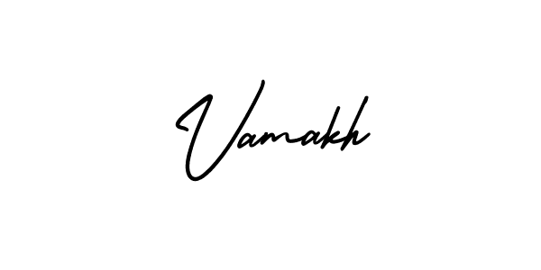 It looks lik you need a new signature style for name Vamakh. Design unique handwritten (AmerikaSignatureDemo-Regular) signature with our free signature maker in just a few clicks. Vamakh signature style 3 images and pictures png