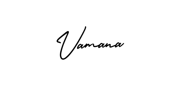 How to make Vamana signature? AmerikaSignatureDemo-Regular is a professional autograph style. Create handwritten signature for Vamana name. Vamana signature style 3 images and pictures png