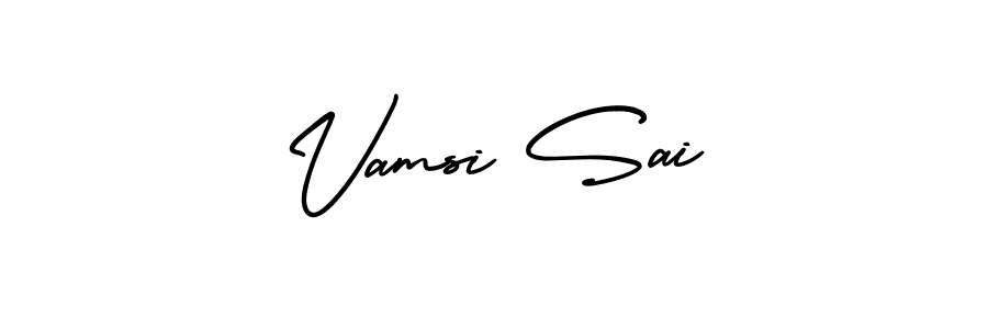It looks lik you need a new signature style for name Vamsi Sai. Design unique handwritten (AmerikaSignatureDemo-Regular) signature with our free signature maker in just a few clicks. Vamsi Sai signature style 3 images and pictures png