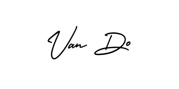 Create a beautiful signature design for name Van Do. With this signature (AmerikaSignatureDemo-Regular) fonts, you can make a handwritten signature for free. Van Do signature style 3 images and pictures png