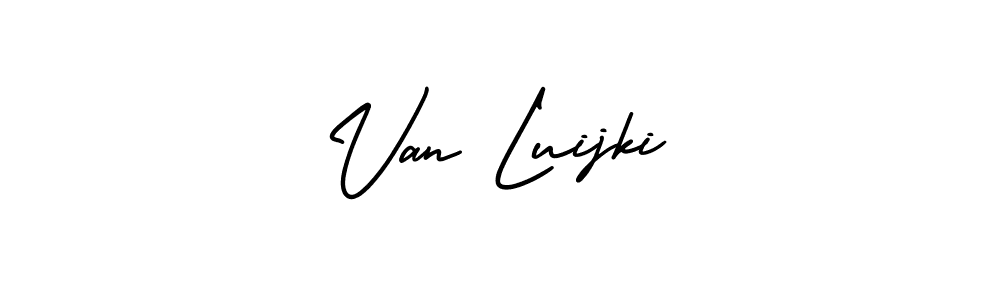 Design your own signature with our free online signature maker. With this signature software, you can create a handwritten (AmerikaSignatureDemo-Regular) signature for name Van Luijki. Van Luijki signature style 3 images and pictures png