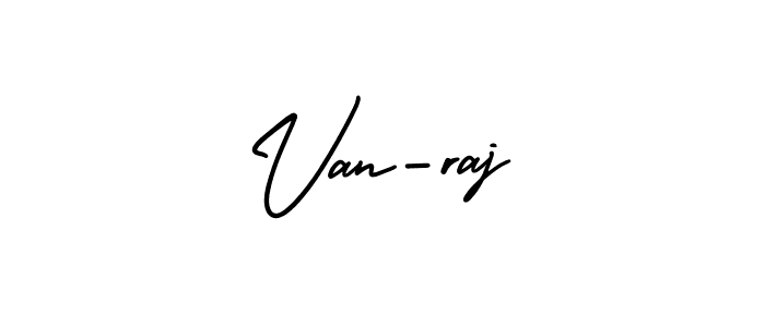 Van-raj stylish signature style. Best Handwritten Sign (AmerikaSignatureDemo-Regular) for my name. Handwritten Signature Collection Ideas for my name Van-raj. Van-raj signature style 3 images and pictures png
