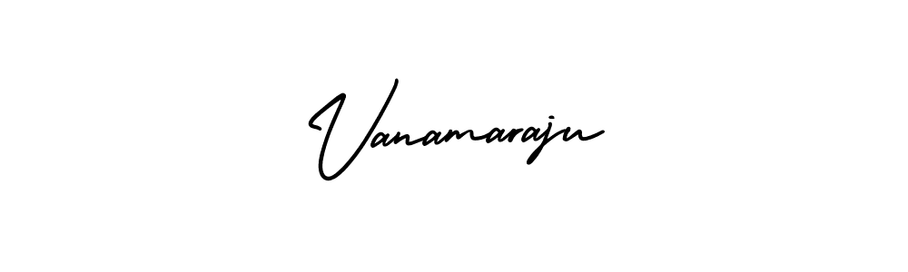 Make a beautiful signature design for name Vanamaraju. With this signature (AmerikaSignatureDemo-Regular) style, you can create a handwritten signature for free. Vanamaraju signature style 3 images and pictures png
