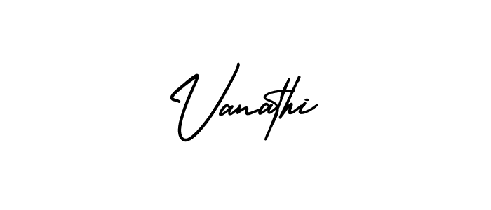 Make a beautiful signature design for name Vanathi. Use this online signature maker to create a handwritten signature for free. Vanathi signature style 3 images and pictures png