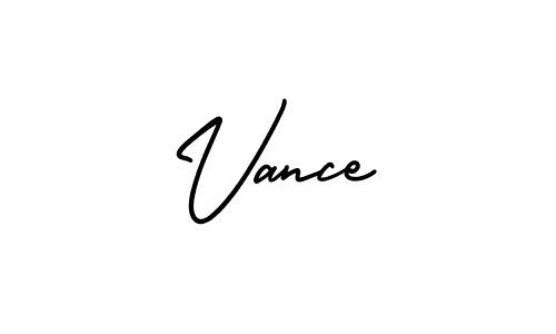 Vance stylish signature style. Best Handwritten Sign (AmerikaSignatureDemo-Regular) for my name. Handwritten Signature Collection Ideas for my name Vance. Vance signature style 3 images and pictures png