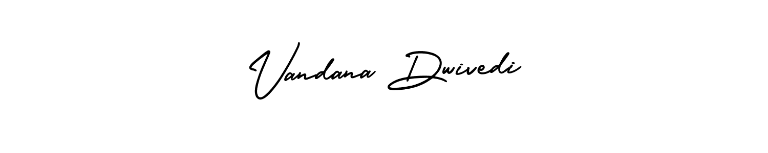 Use a signature maker to create a handwritten signature online. With this signature software, you can design (AmerikaSignatureDemo-Regular) your own signature for name Vandana Dwivedi. Vandana Dwivedi signature style 3 images and pictures png
