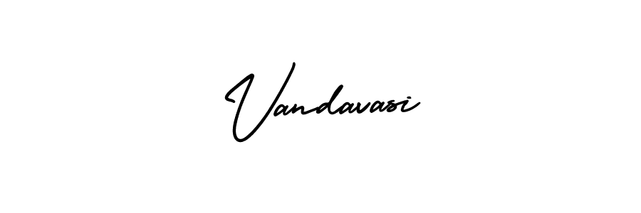 Design your own signature with our free online signature maker. With this signature software, you can create a handwritten (AmerikaSignatureDemo-Regular) signature for name Vandavasi. Vandavasi signature style 3 images and pictures png