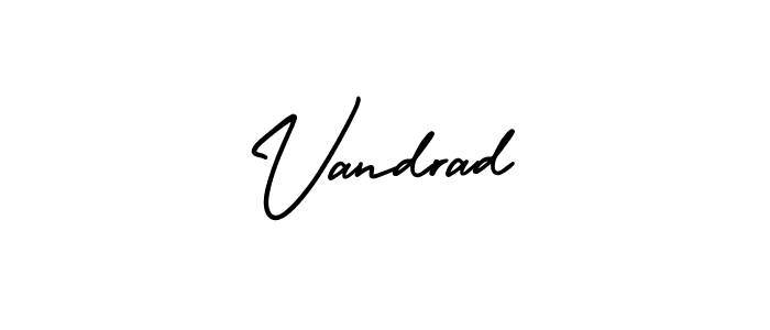 Create a beautiful signature design for name Vandrad. With this signature (AmerikaSignatureDemo-Regular) fonts, you can make a handwritten signature for free. Vandrad signature style 3 images and pictures png
