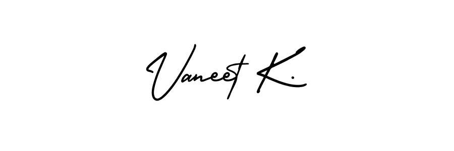 Make a short Vaneet K. signature style. Manage your documents anywhere anytime using AmerikaSignatureDemo-Regular. Create and add eSignatures, submit forms, share and send files easily. Vaneet K. signature style 3 images and pictures png