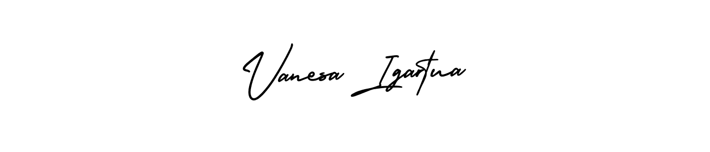 Design your own signature with our free online signature maker. With this signature software, you can create a handwritten (AmerikaSignatureDemo-Regular) signature for name Vanesa Igartua. Vanesa Igartua signature style 3 images and pictures png